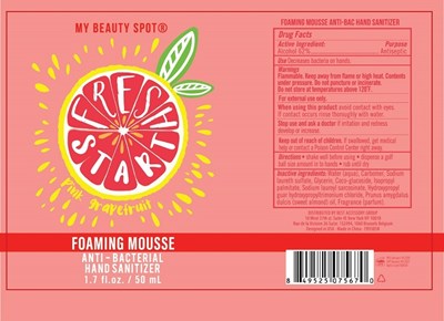 Image Of Label (Pink Grapefruit Scented)